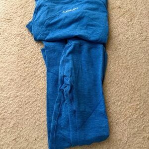 Alphalete Vibrant Blue Active Leggings set